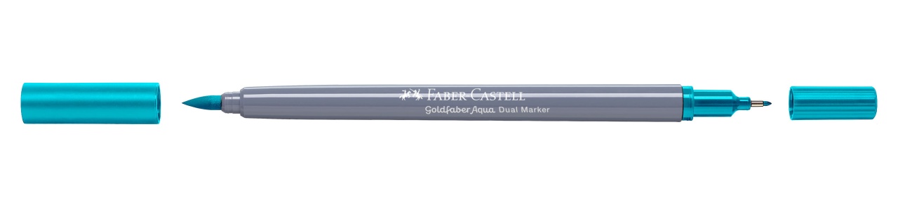 Faber-Castell Goldfaber Aqua Dual Marker kobalttürkis hell