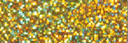 Holographische Folie 40 cm x 5 m Dots gold selbstklebend