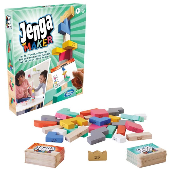 Jenga Maker Konstruktionsspiel von Hasbro