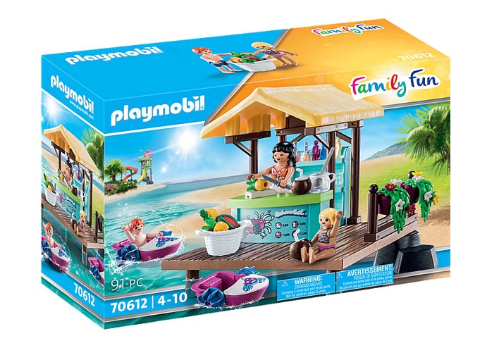 Playmobil 70612 Family Fun Paddelboot-Verleih mit Saftbar