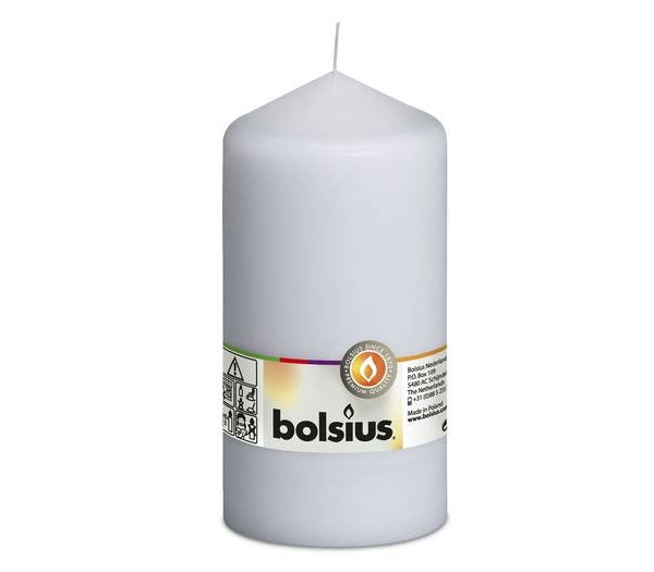 Stumpenkerze 150x78 mm Weiss von Bolsius