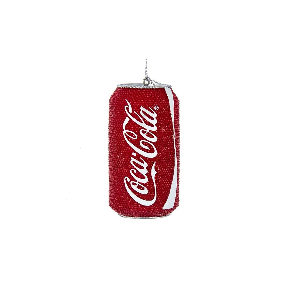 Weihnachtsanhänger Coca-Cola Büchse rot/Glitter 7 cm