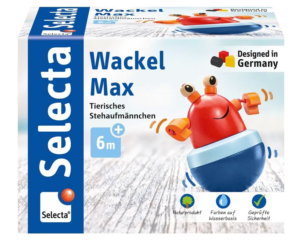 Wackel Max Stehaufmännchen von Selecta