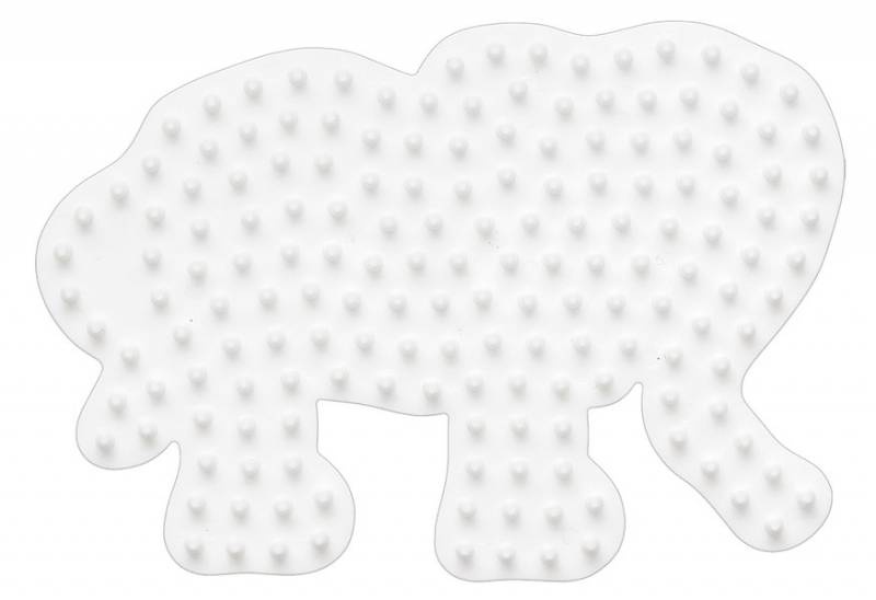 Hama Bügelperlen Stiftplatte Elefant