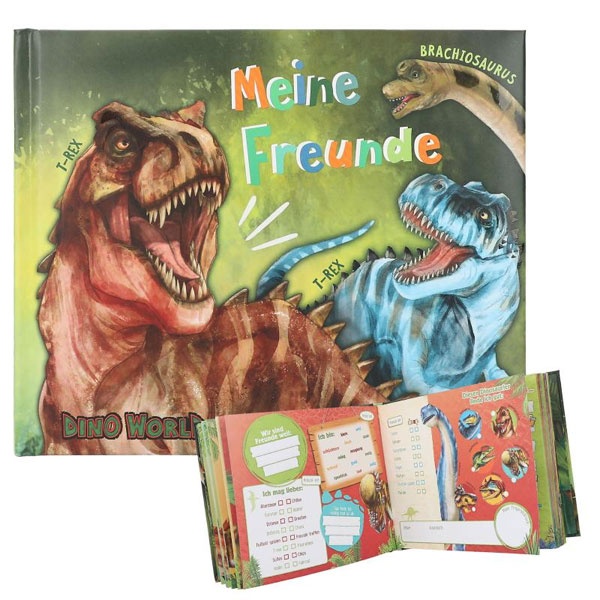 Dino World Freundebuch