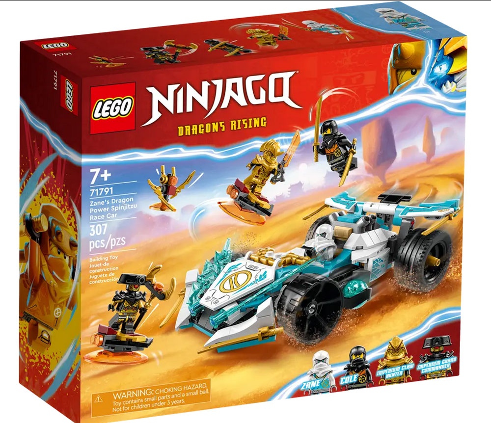 Lego Ninjago 71791 Zanes Drachenpower-Spinjitzu-Rennwagen