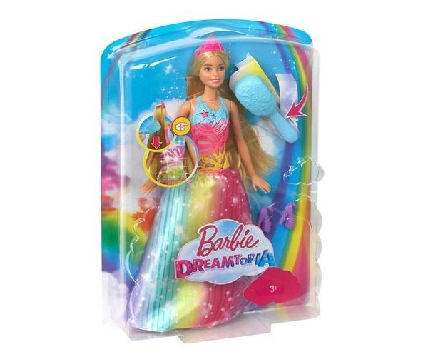 Barbie Dreamtopia Magische Haarspiel-Prinzessin blond FRB12
