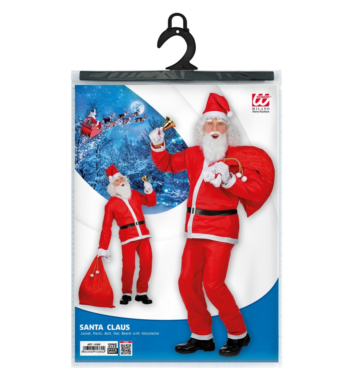 Kostüm Weihnachtsmann Santa M