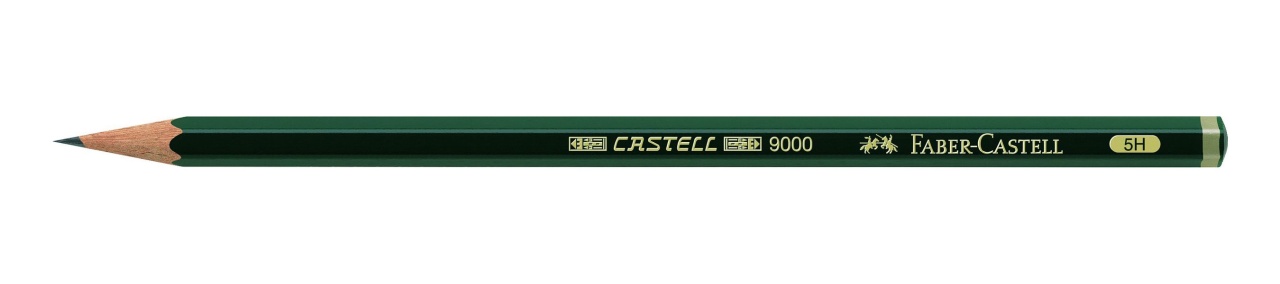 Faber-Castell Bleistift Castell 9000 5H