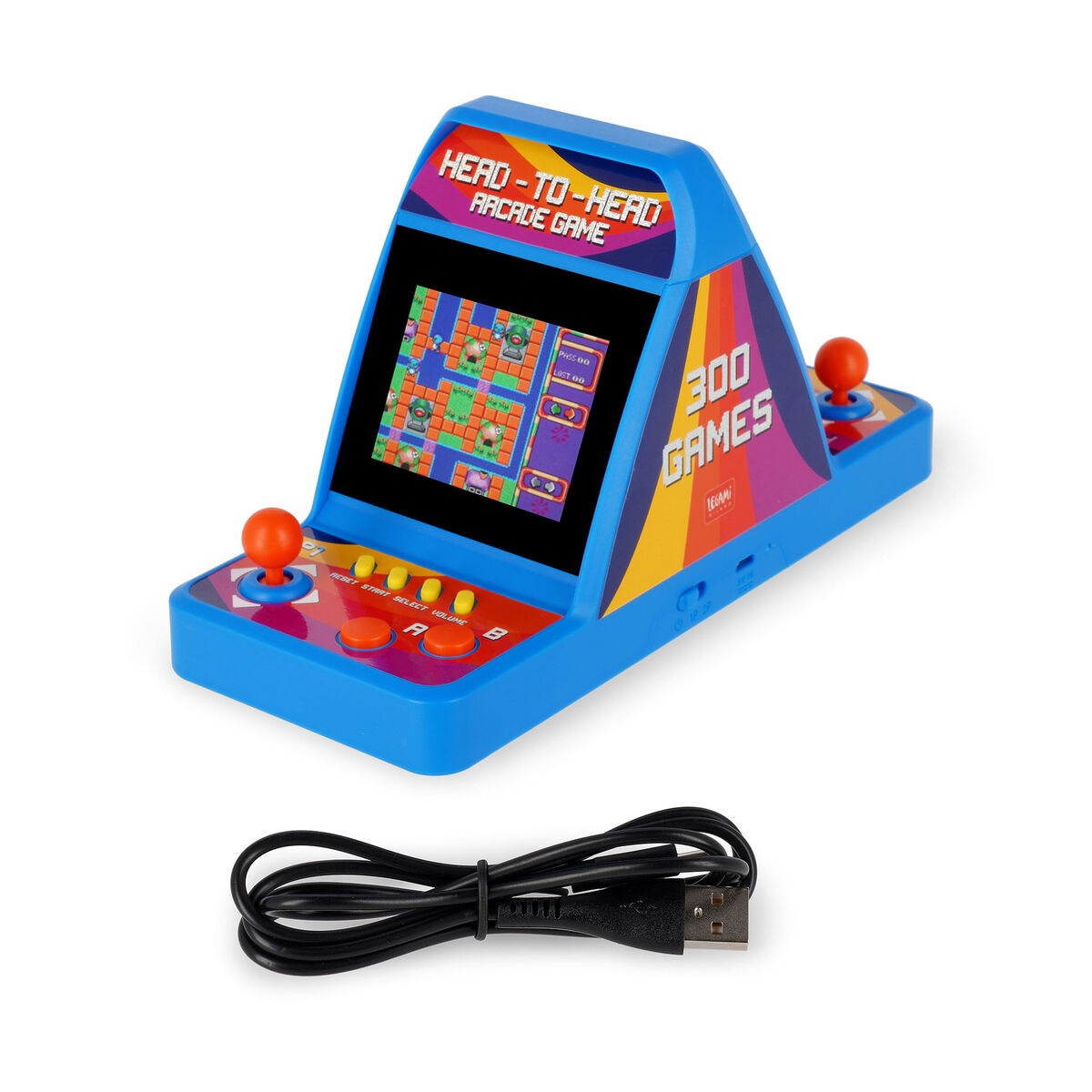 Mini Arcade Videospiel für zwei Spieler von Legami