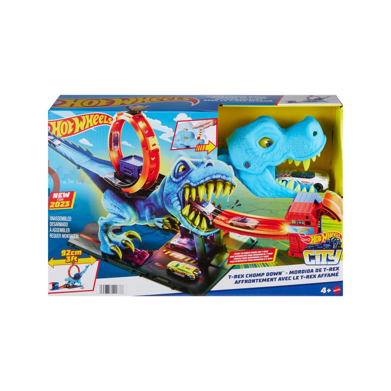Hot Wheels City T-Rex Attacke Spielset von Mattel