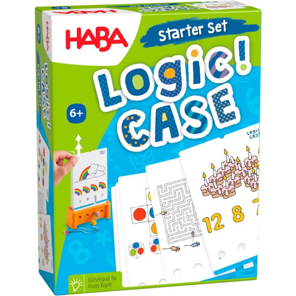 Haba Logic Case Starter Set blau Konzentrationsspiel