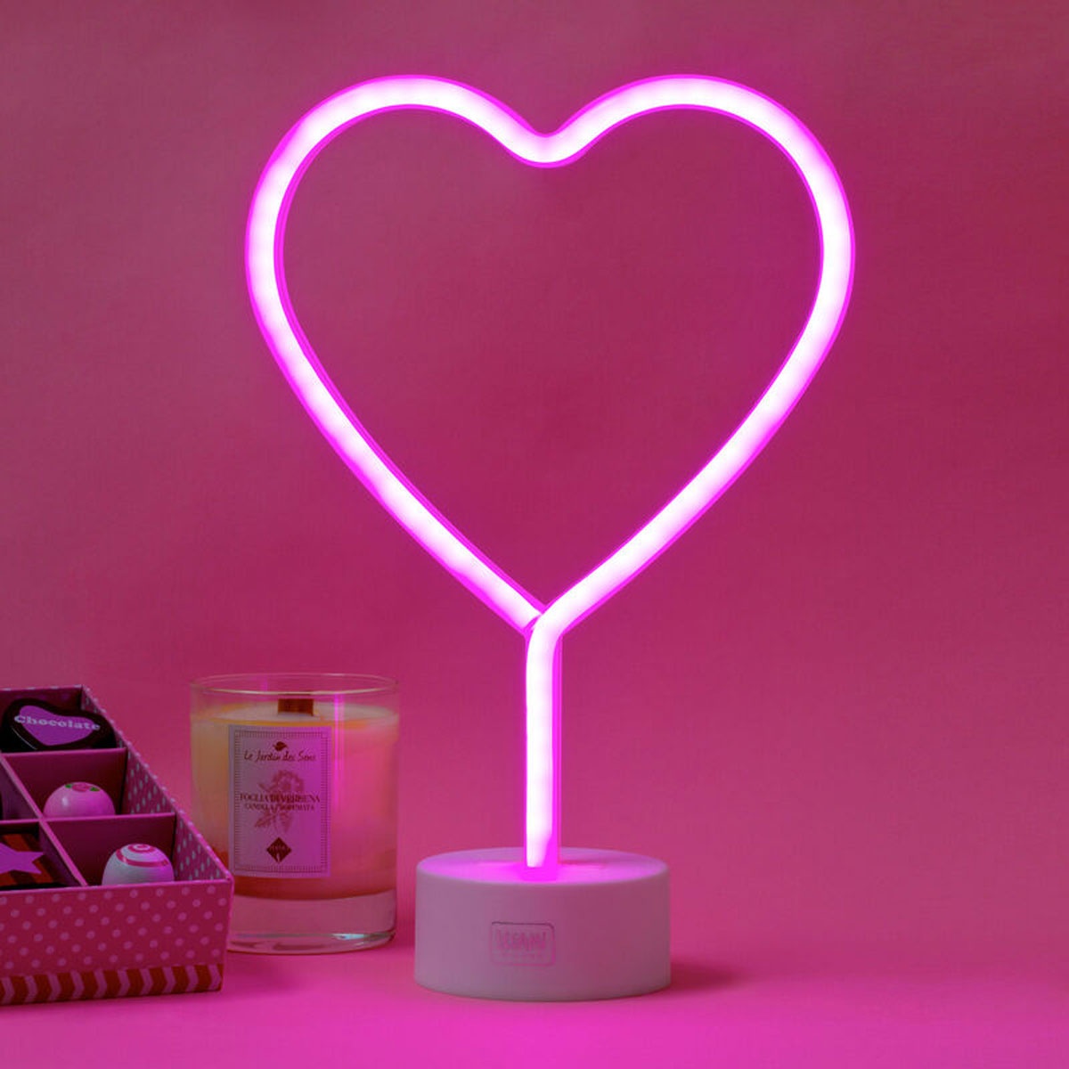 LED-Lampe mit Neoneffekt - Herz von Legami