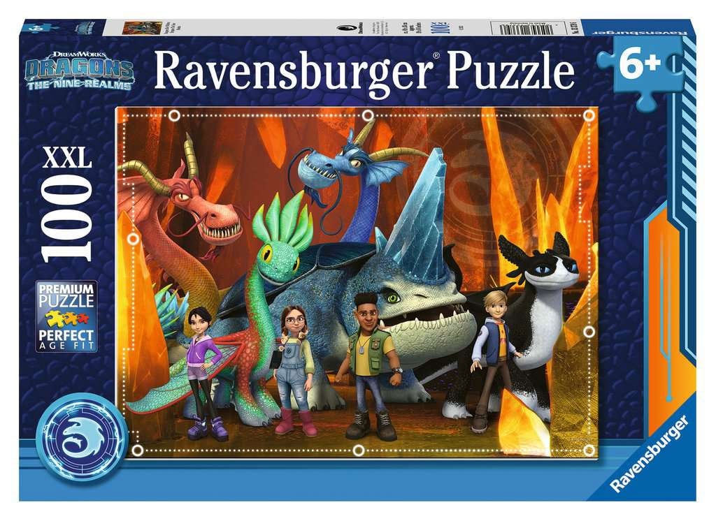 Ravensburger Kinderpuzzle 13379  Die 9 Welten 100 Teile