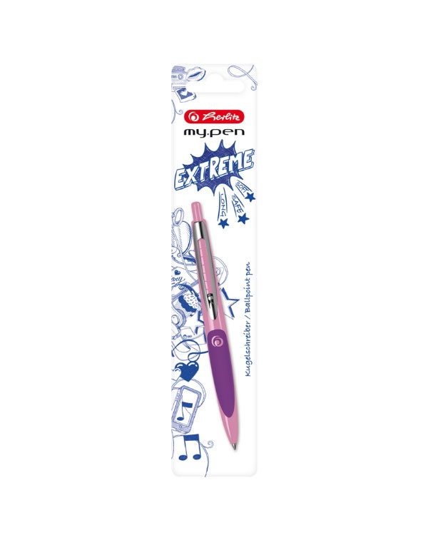 Herlitz Kugelschreiber my.pen rosa/lila