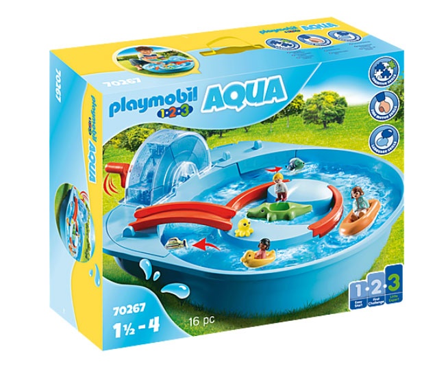 Playmobil 70267 1.2.3 Aqua Fröhliche Wasserbahn