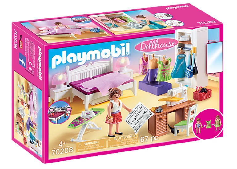 Playmobil 70208 Dollhouse Schlafzimmer mit Nähecke