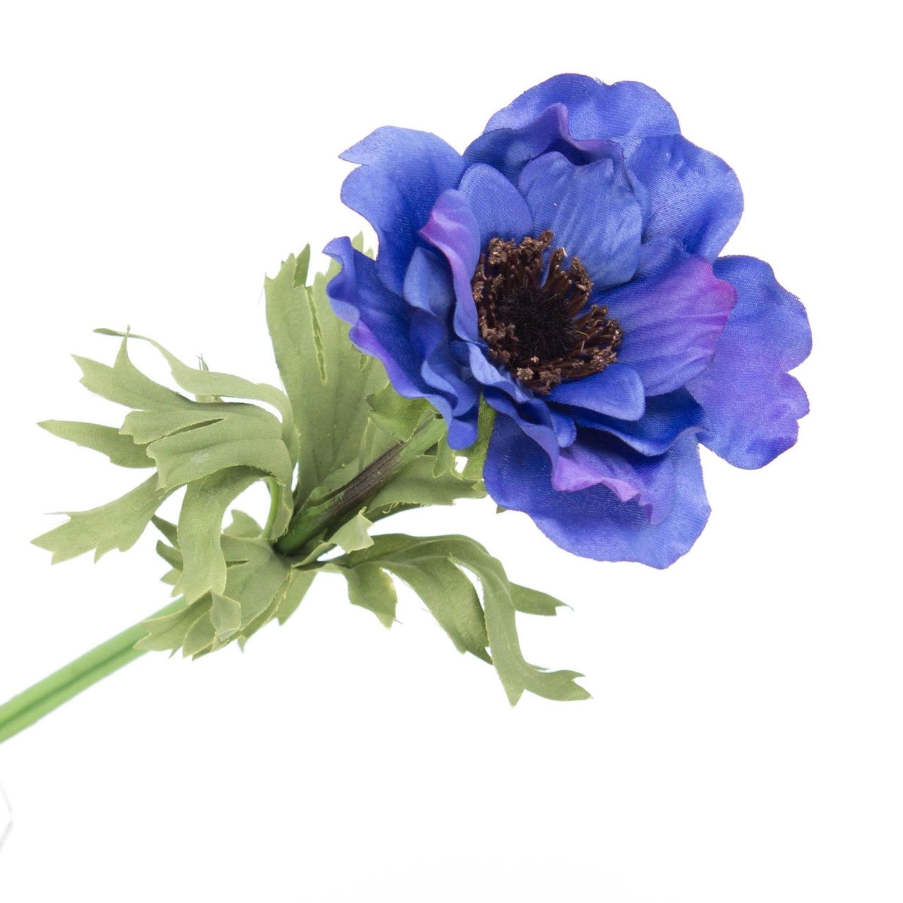 Deko Anemone Kunstblume blau 35 cm