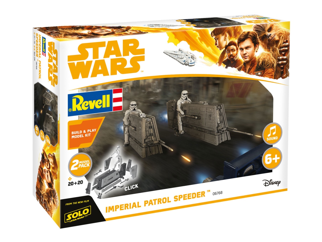 Revell 06768 Star Wars Imperial Patrol Speeder Build & Play