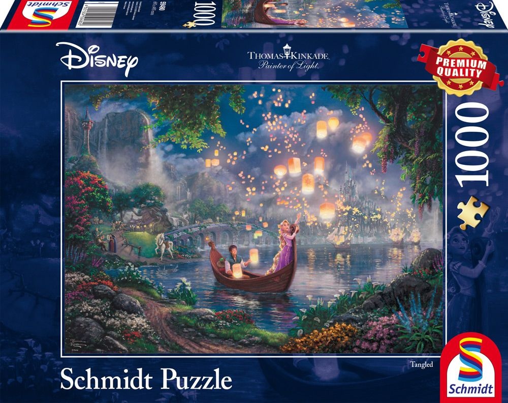 Schmidt Spiele Puzzle Thomas Kinkade Disney Rapunzel 1000