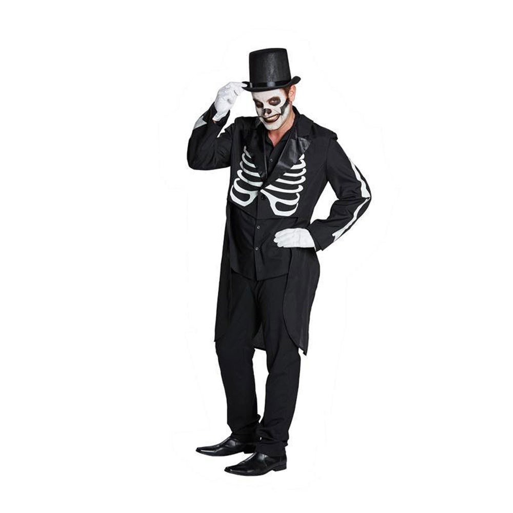 Kostüm Frack Skelett Gr. 50