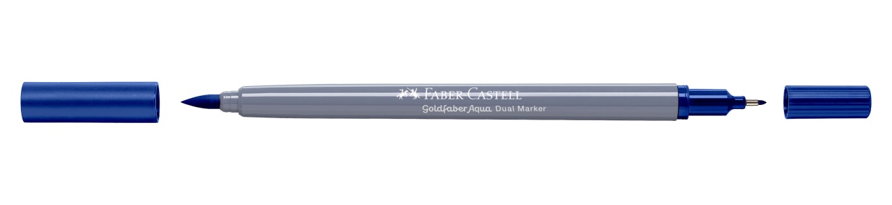 Faber-Castell Goldfaber Aqua Dual Marker helioblau rötlich