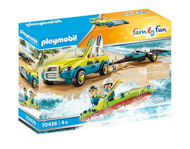 Playmobil 70436 Family Fun Strandauto mit Kanuanhänger