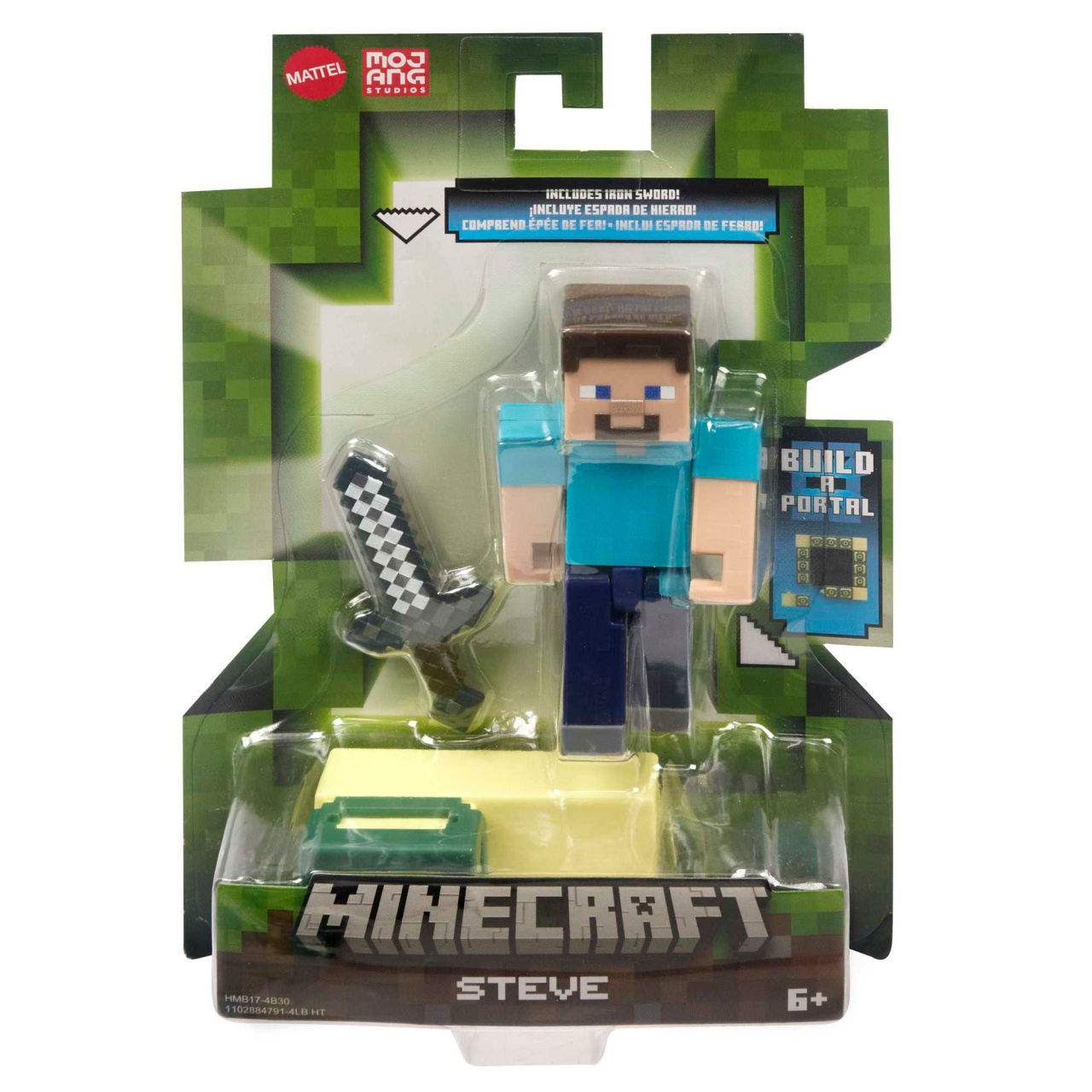 Minecraft Craft-A-Block Figuren Steve von Mattel
