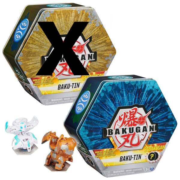 Bakugan Baku Tin-Box blau