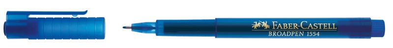 Faber Castell Fineliner Broadpen 1554 blau