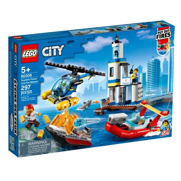 Lego City 60308 Polizei und Feuerwehr im Küsteneinsatz