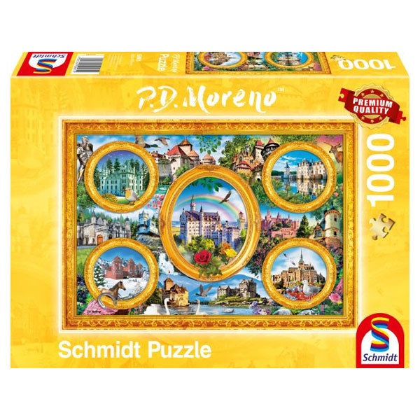 Schmidt Spiele Puzzle Moreno Schlösser 1000 Teile