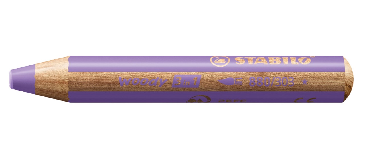 Stabilo woody Multitalent-Stift Pastel lila