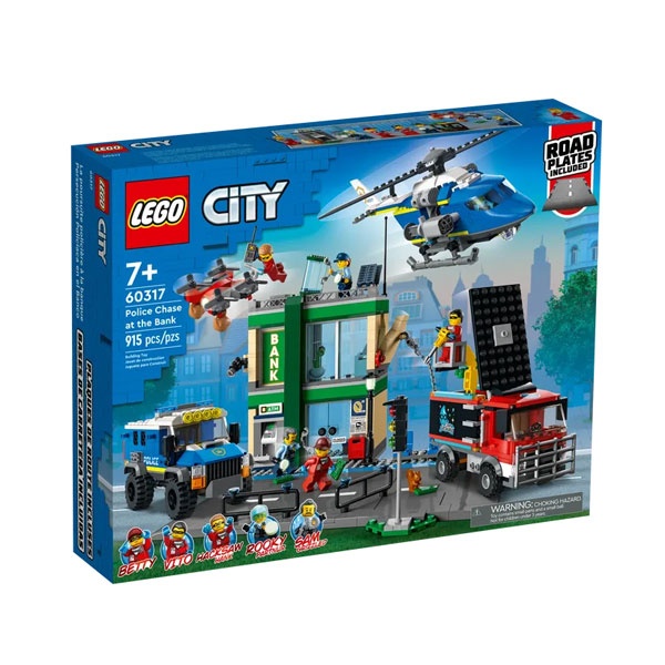 Lego City 60317 Banküberfall mit Verfolgungsjagd