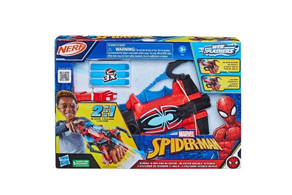 Marvel Spider-Man NERF Strike N Splash Blaster
