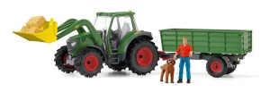 Schleich 42608  Farm World Traktor mit Anhänger
