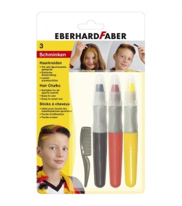 Faber Haarkreide Set Deutschlandfarben