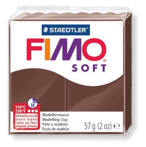 Staedtler Modelliermasse Fimo soft schoko 57 g
