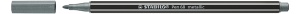 Stabilo Fasermaler Pen 68 metallic silber