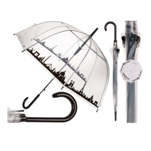 Regenschirm Skyline von Paris mit Automatiköffnung, D: 85 cm