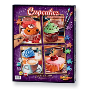 Schipper Malen nach Zahlen Quattro Cupcakes
