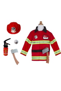 Great Pretenders Kostüm Feuerwehrmann Set 5-6 Jahre