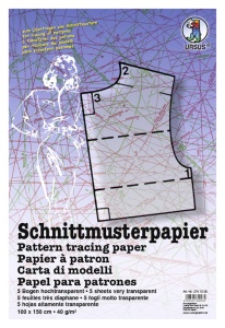 Schnittmusterpapier 5 Bogen a 100 x 150 cm