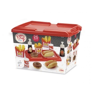 Ecoiffier Spielgeschirr Box Hot Dog Set von Simba