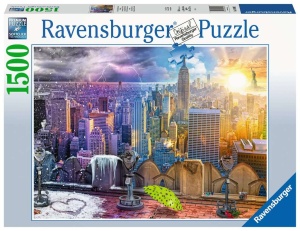 Ravensburger Puzzle New York im Winter und Sommer 1500 Teile