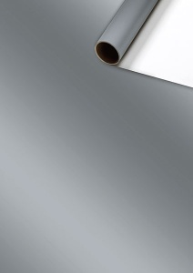 Geschenkpapier-Rolle Uni Plain silber 70 x 200 cm