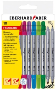 Eberhard Faber Doppelfasermaler 10er Etui