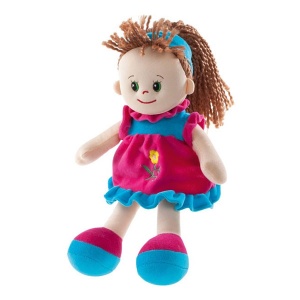Poupetta Puppe Sarah mit hellbraunem Haar 30 cm