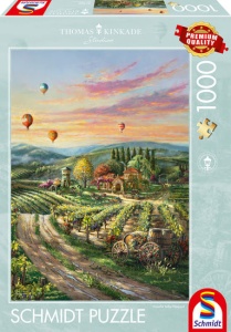 Schmidt Spiele Puzzle  Kinkade Peaceful Valley Vineyard 1000