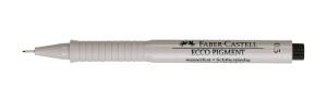 Faber Castell Tintenschreiber Ecco Pigment 0,3mm schwarz
